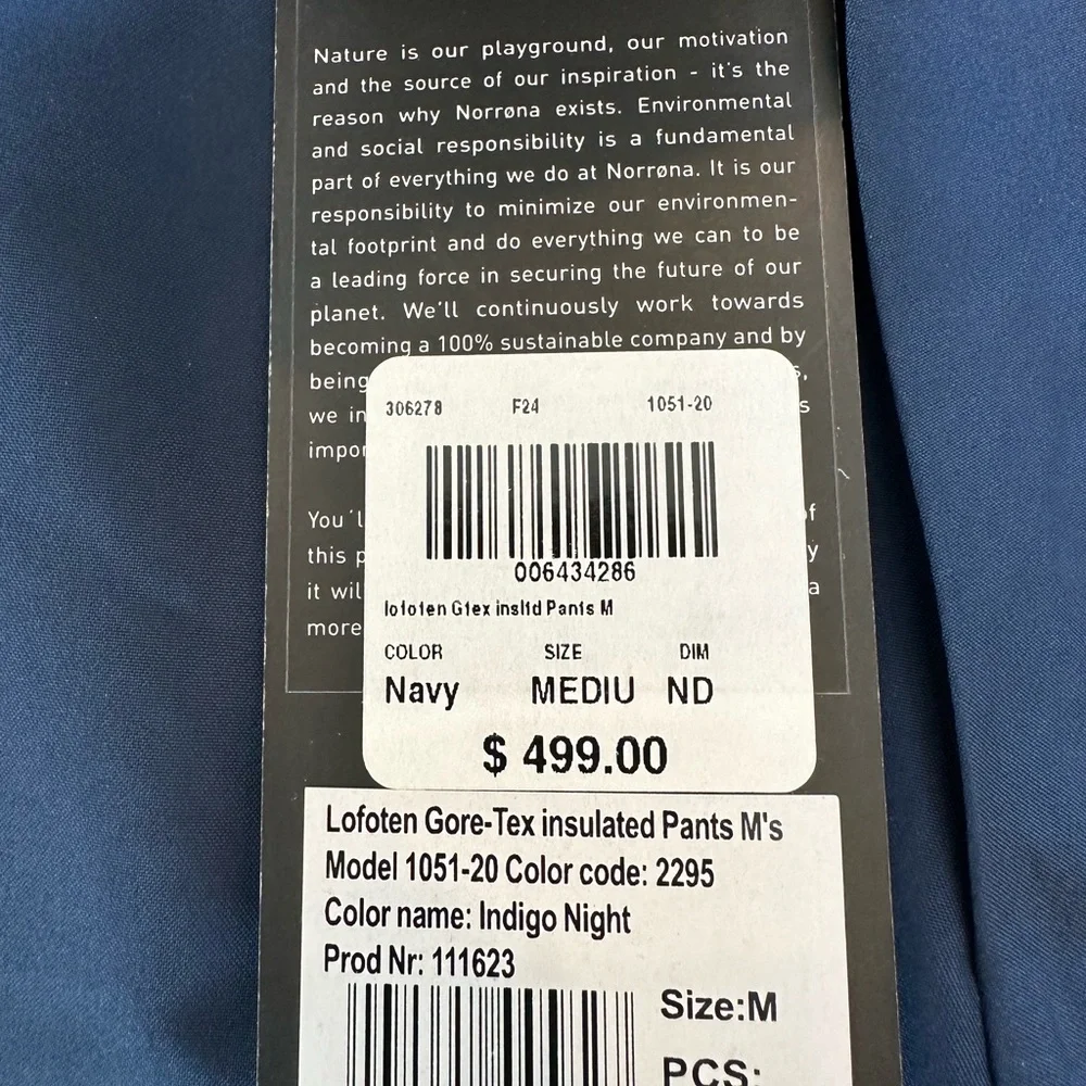 Norrona Lafoten Gore-Tex Ski Pants (BNWT) - Picture 3 of 9